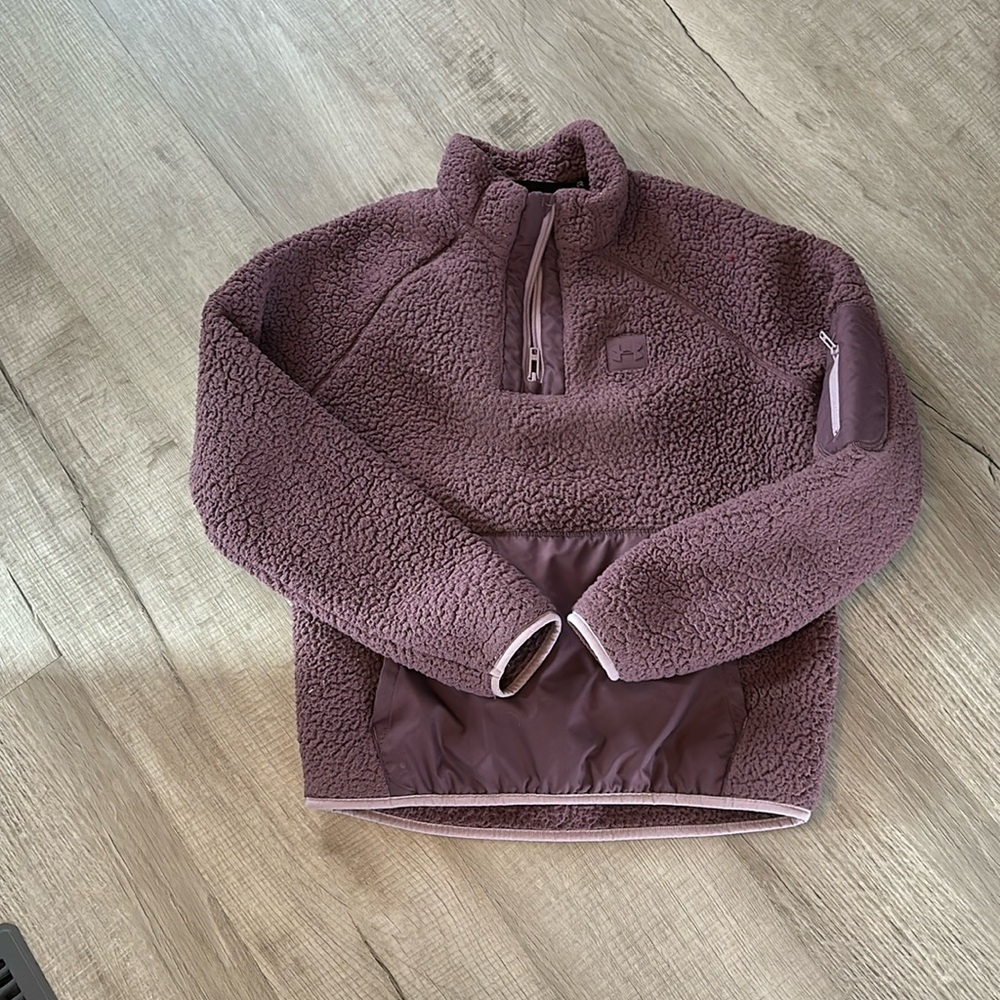 UA fleece quarter zip